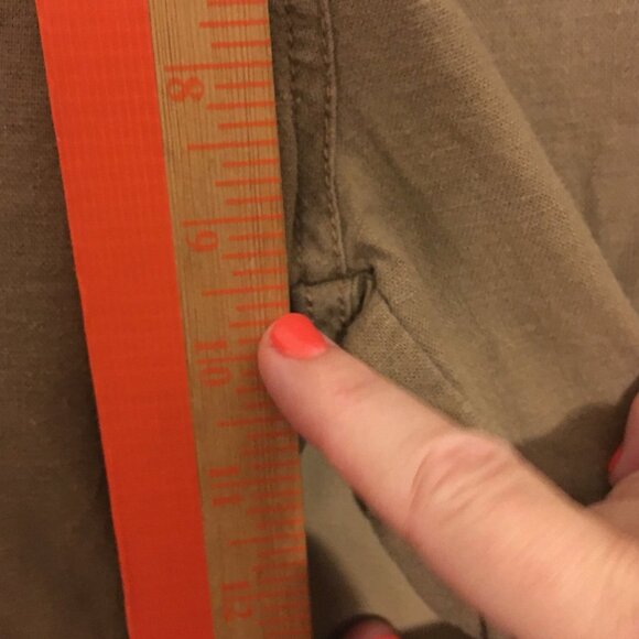 BCBGMaxAzria Brown Wide Leg Linen Trousers Pants Women Size 8 - Picture 4 of 9